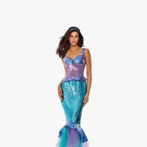 Purple and Blue Mermaid Costume